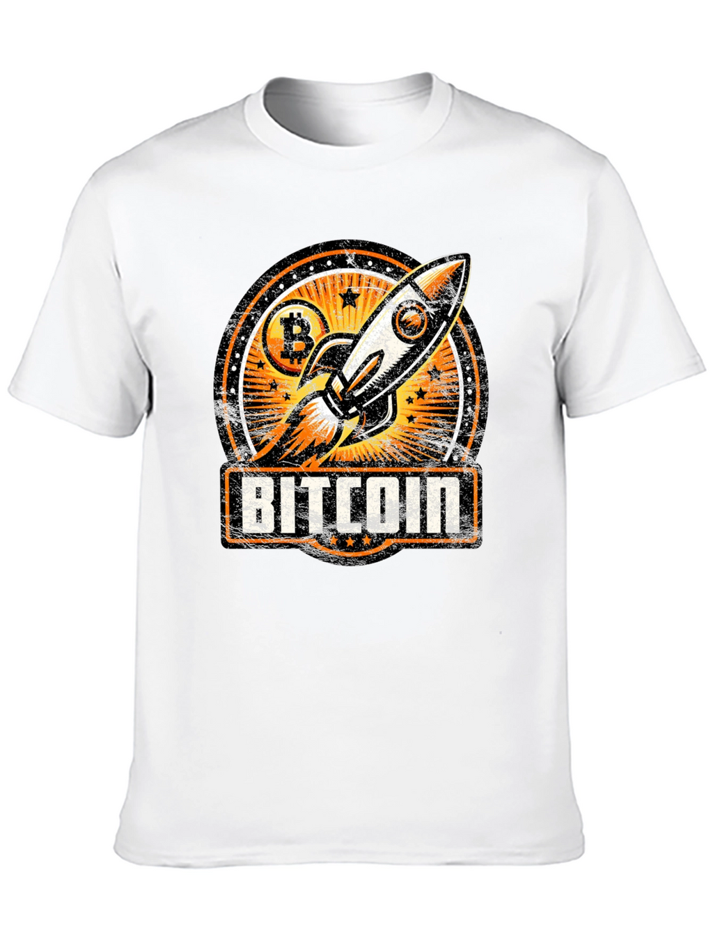 Bitcoin Rocket T-Shirt - To The Moon!