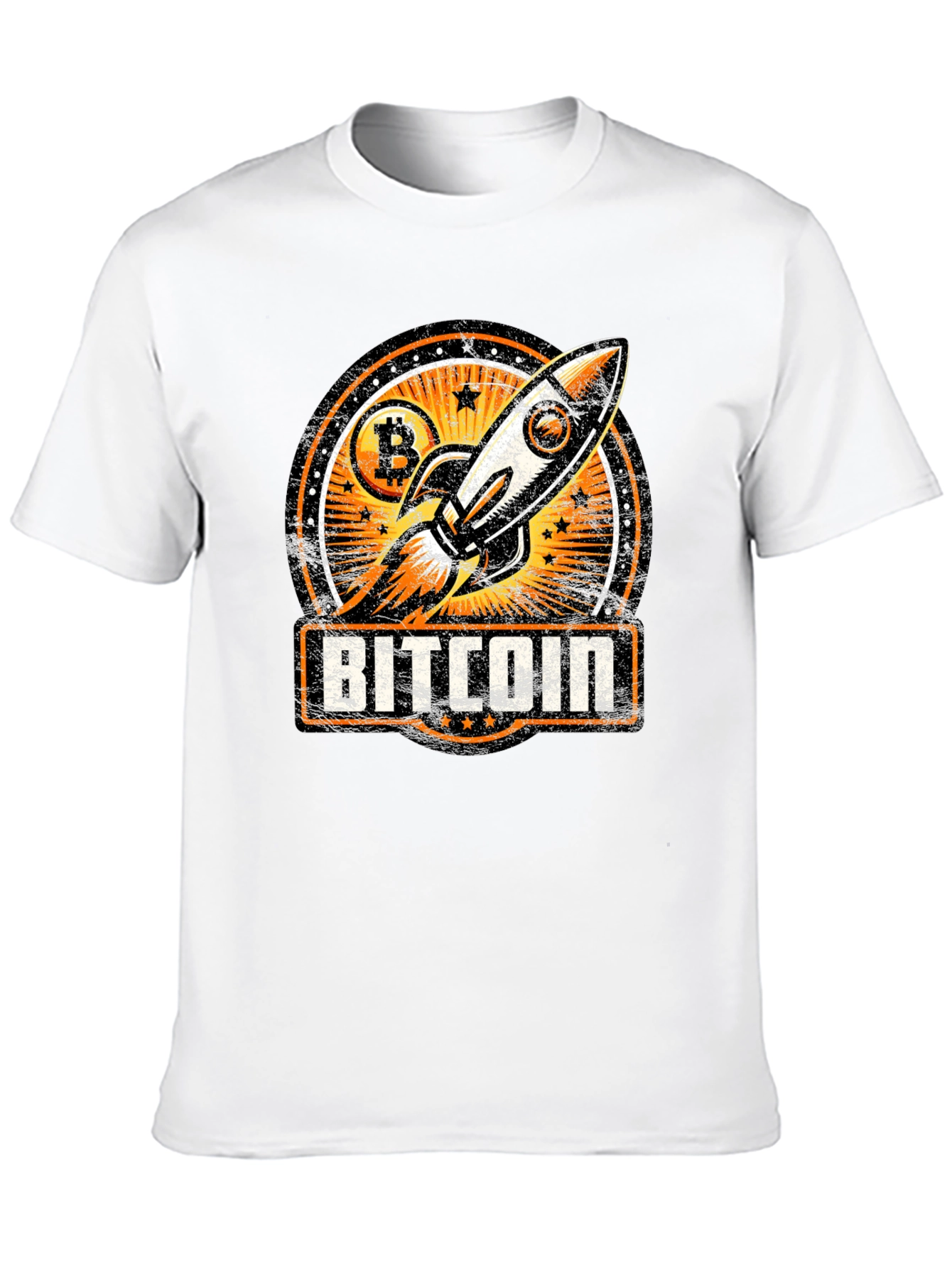 Bitcoin Rocket T-Shirt - To The Moon!