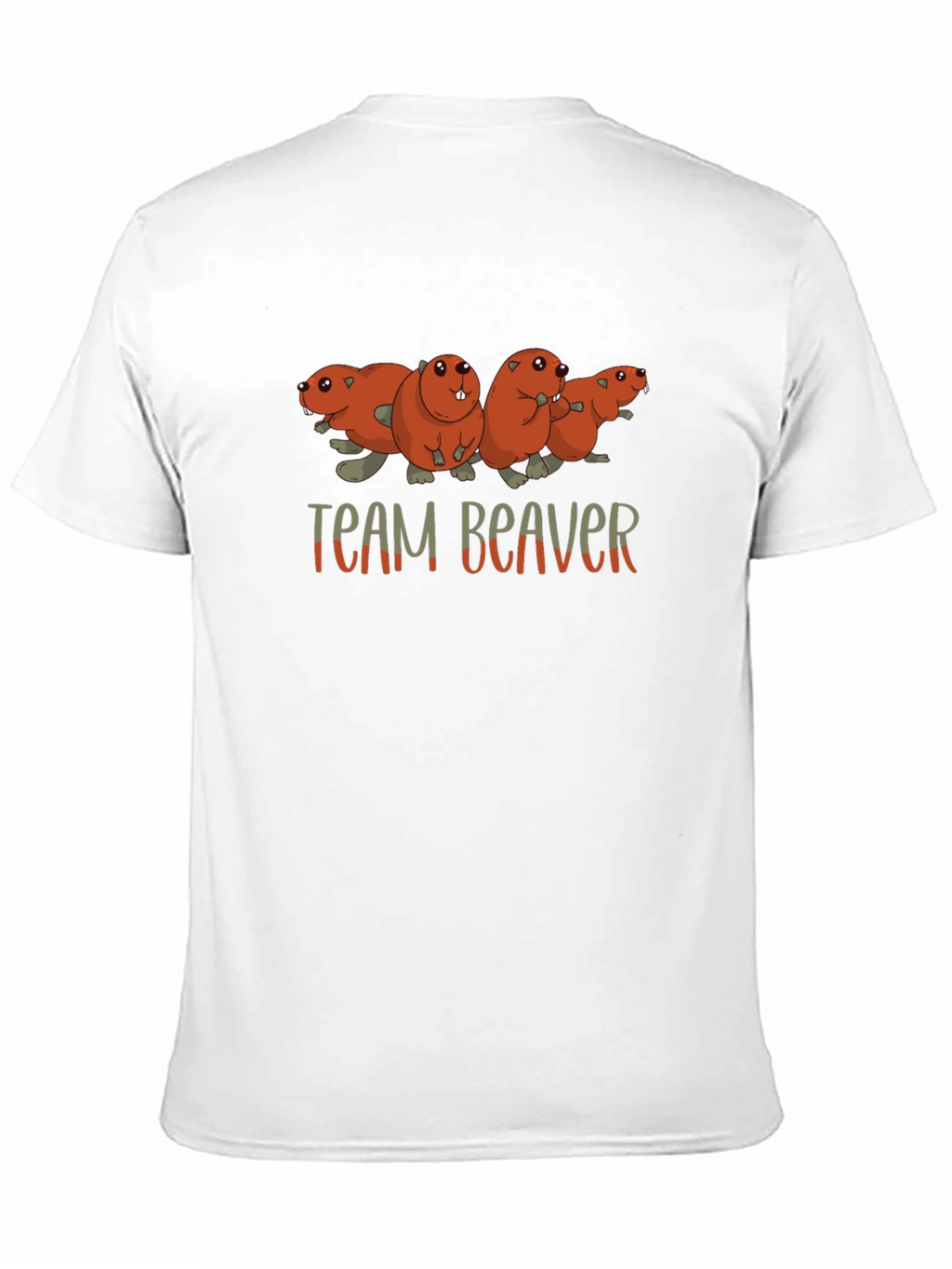 Team Beaver T-Shirt Funny Animal Tee