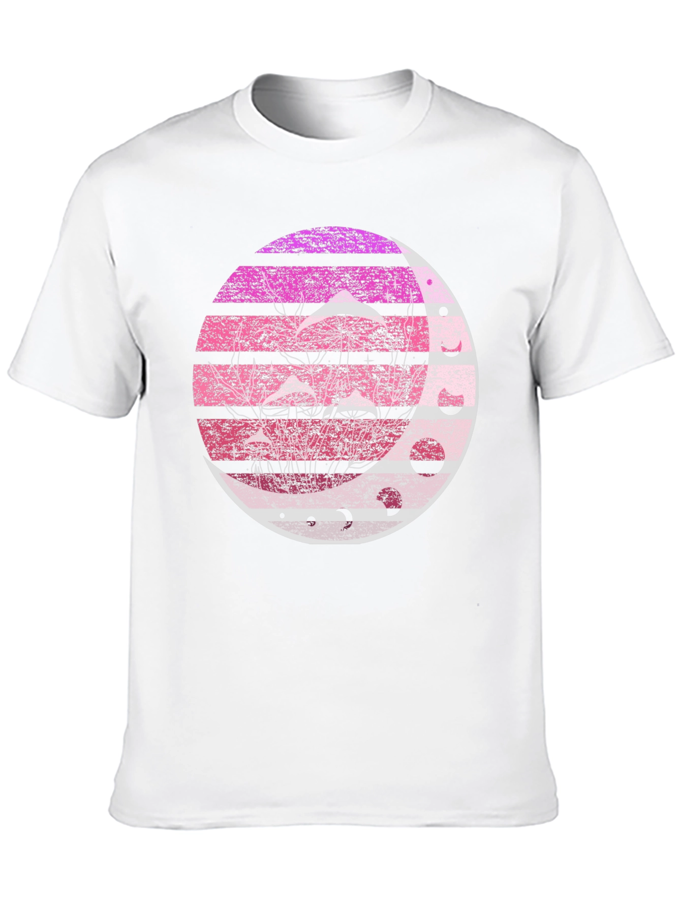 Mushroom Moon Phases Graphic Tee