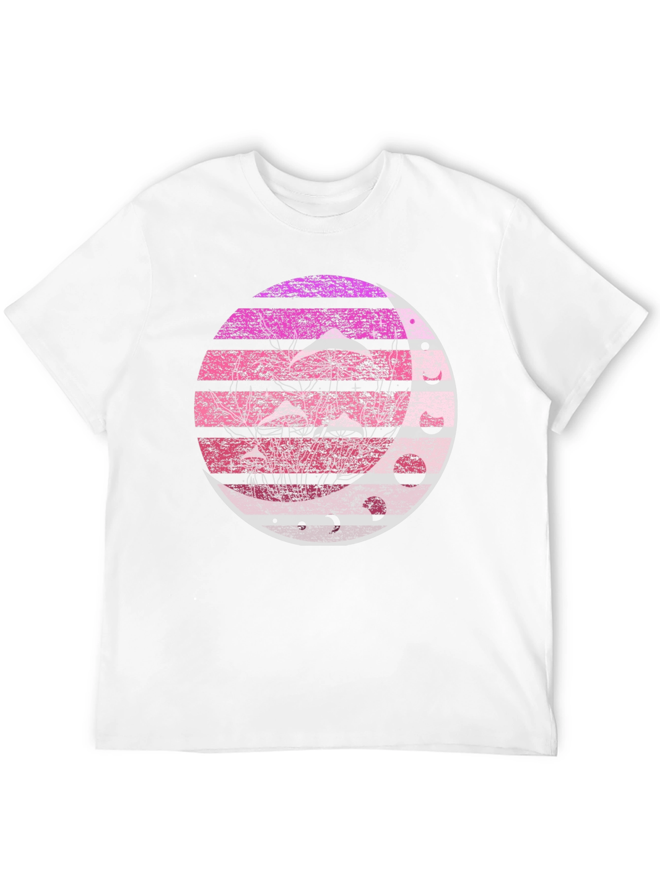 Mushroom Moon Phases Graphic Tee