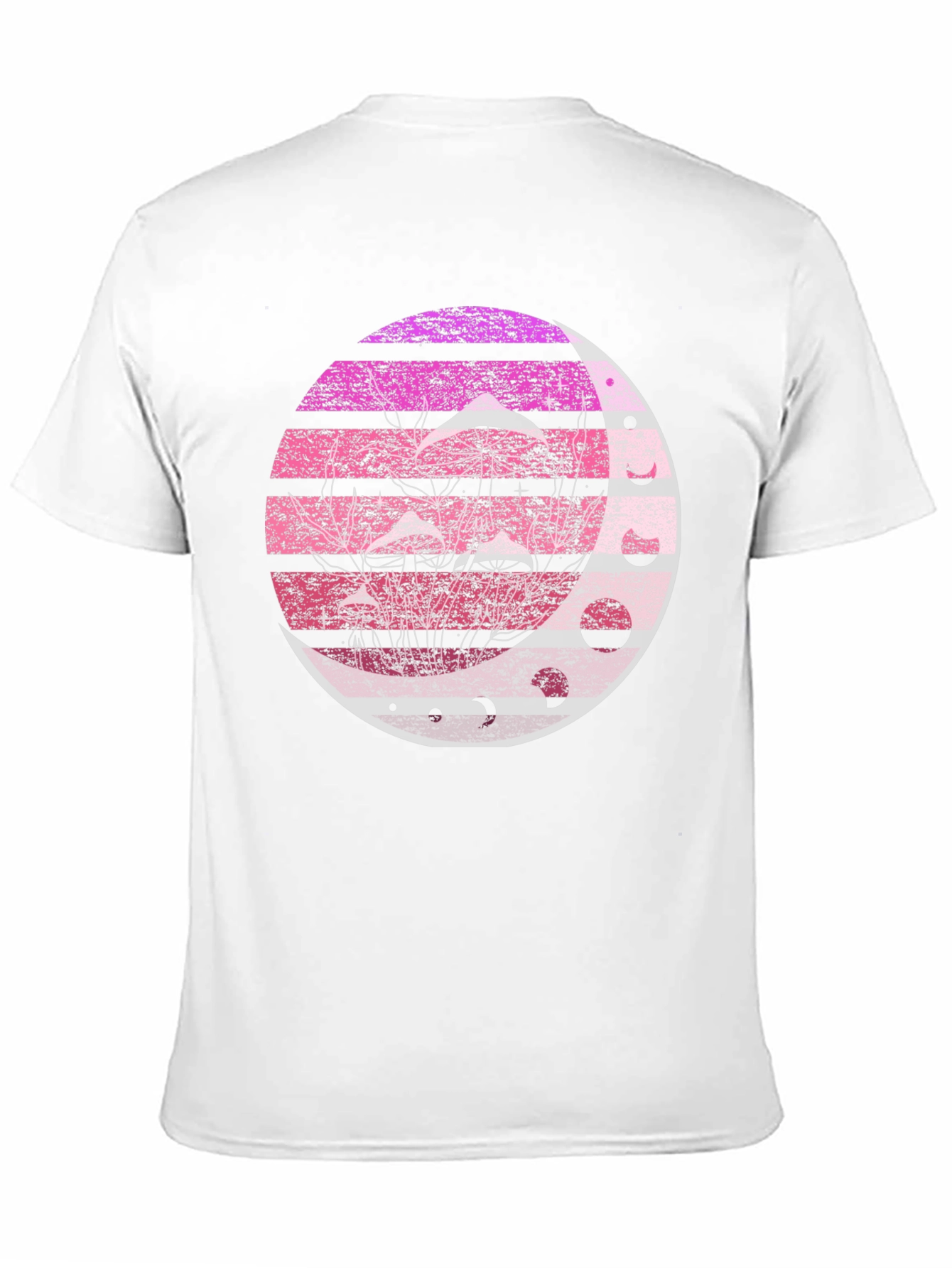 Mushroom Moon Phases Graphic Tee