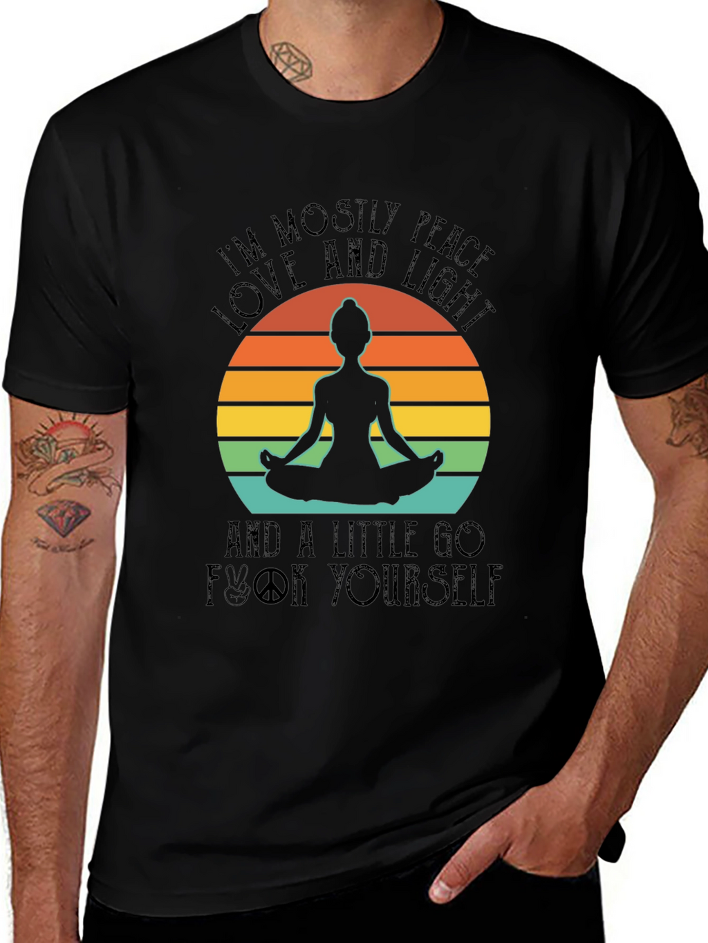 Peace Love and Light Graphic Tee