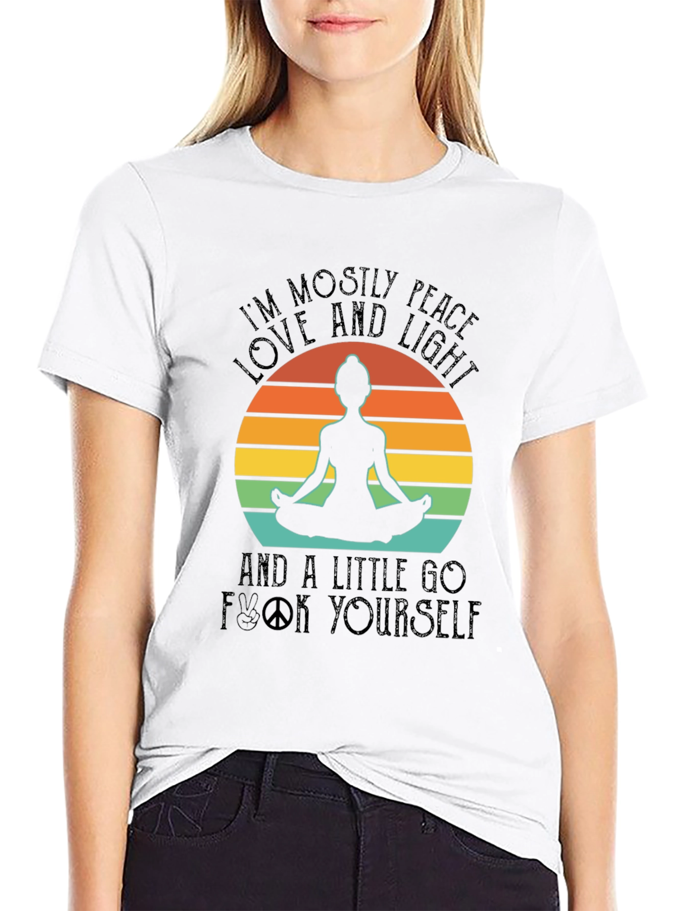 Peace Love and Light Graphic Tee