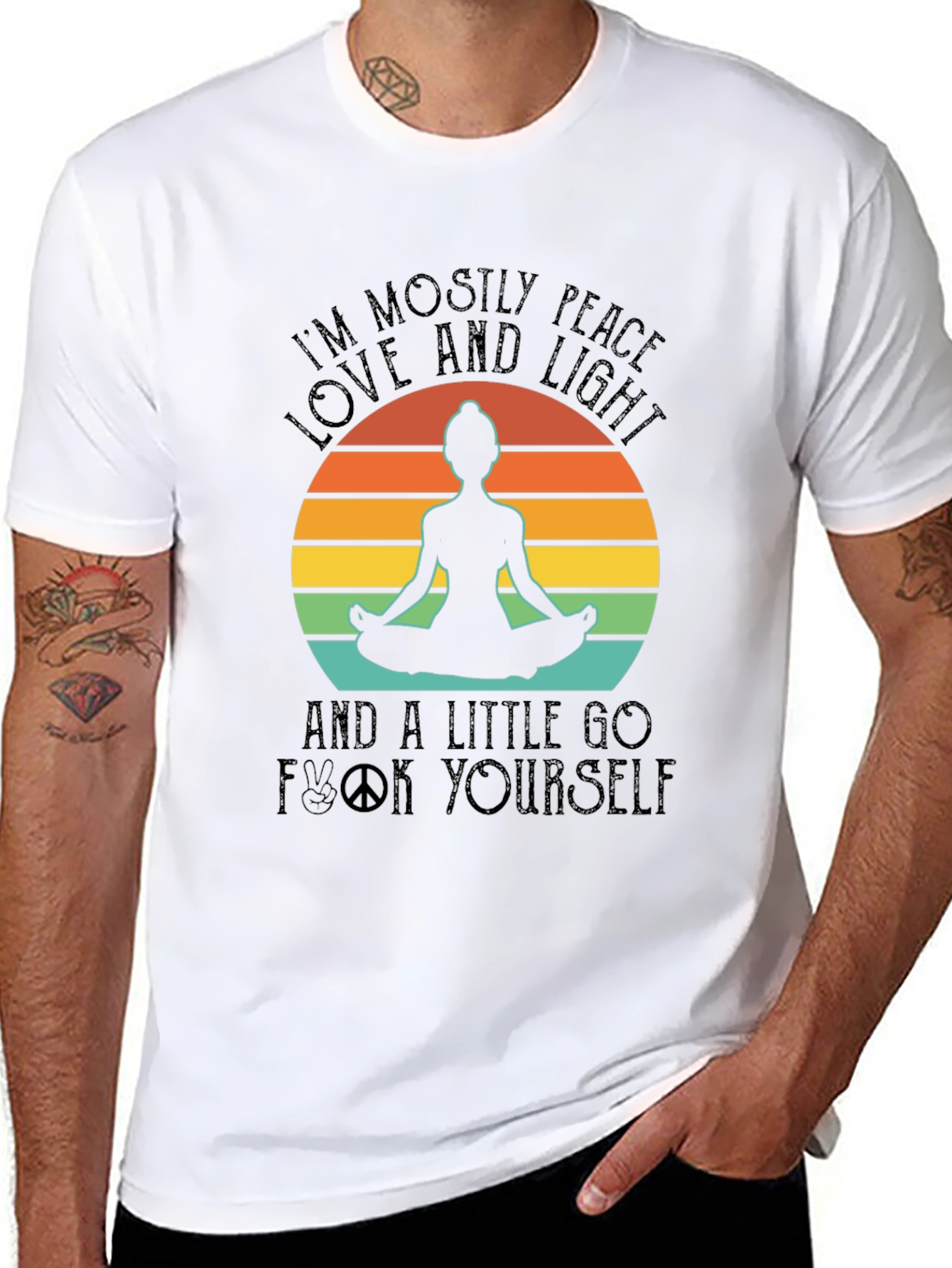 Peace Love and Light Graphic Tee