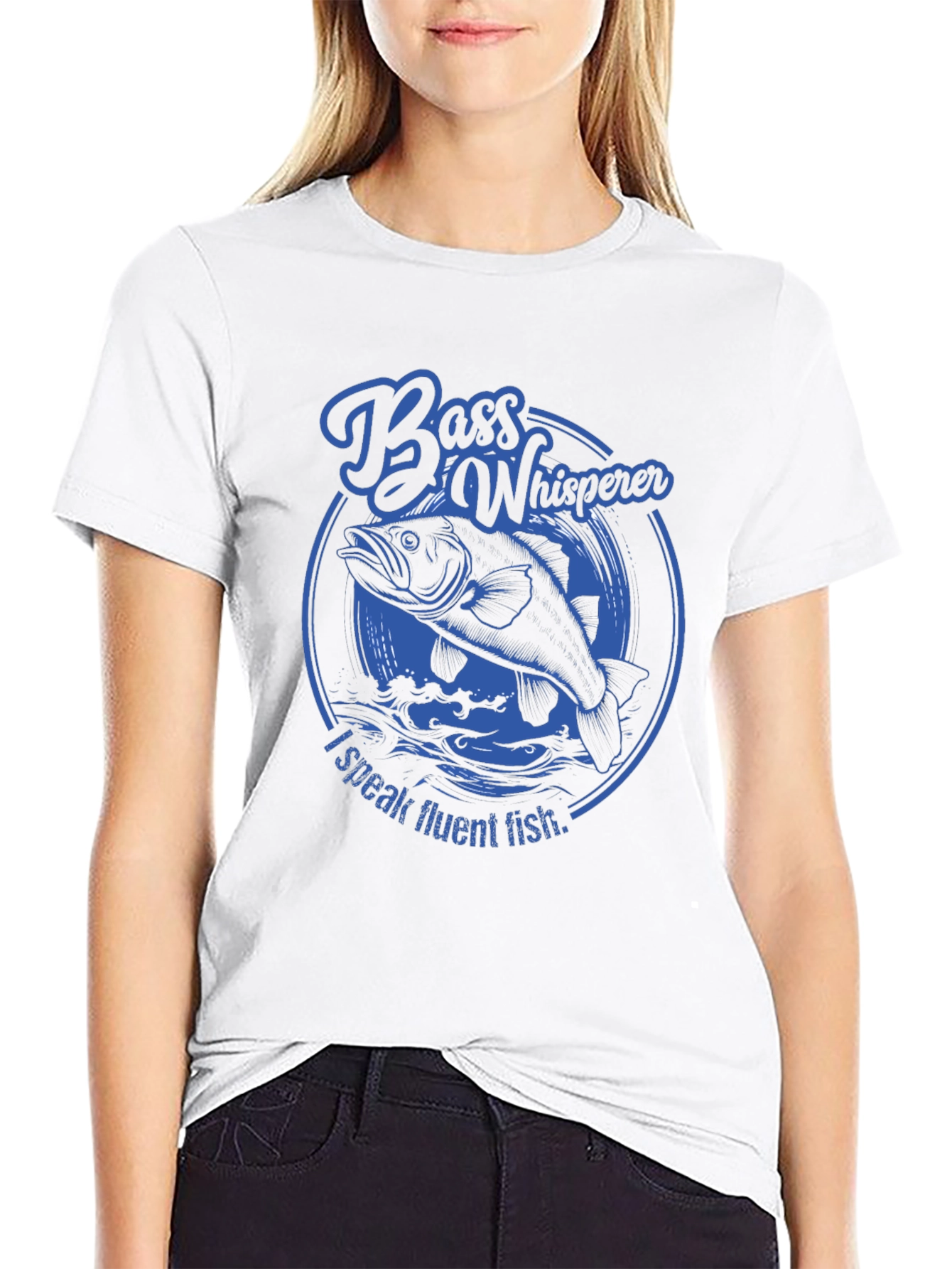 Bass Whisperer Fishing T-Shirt - Speak Fluent Fish!