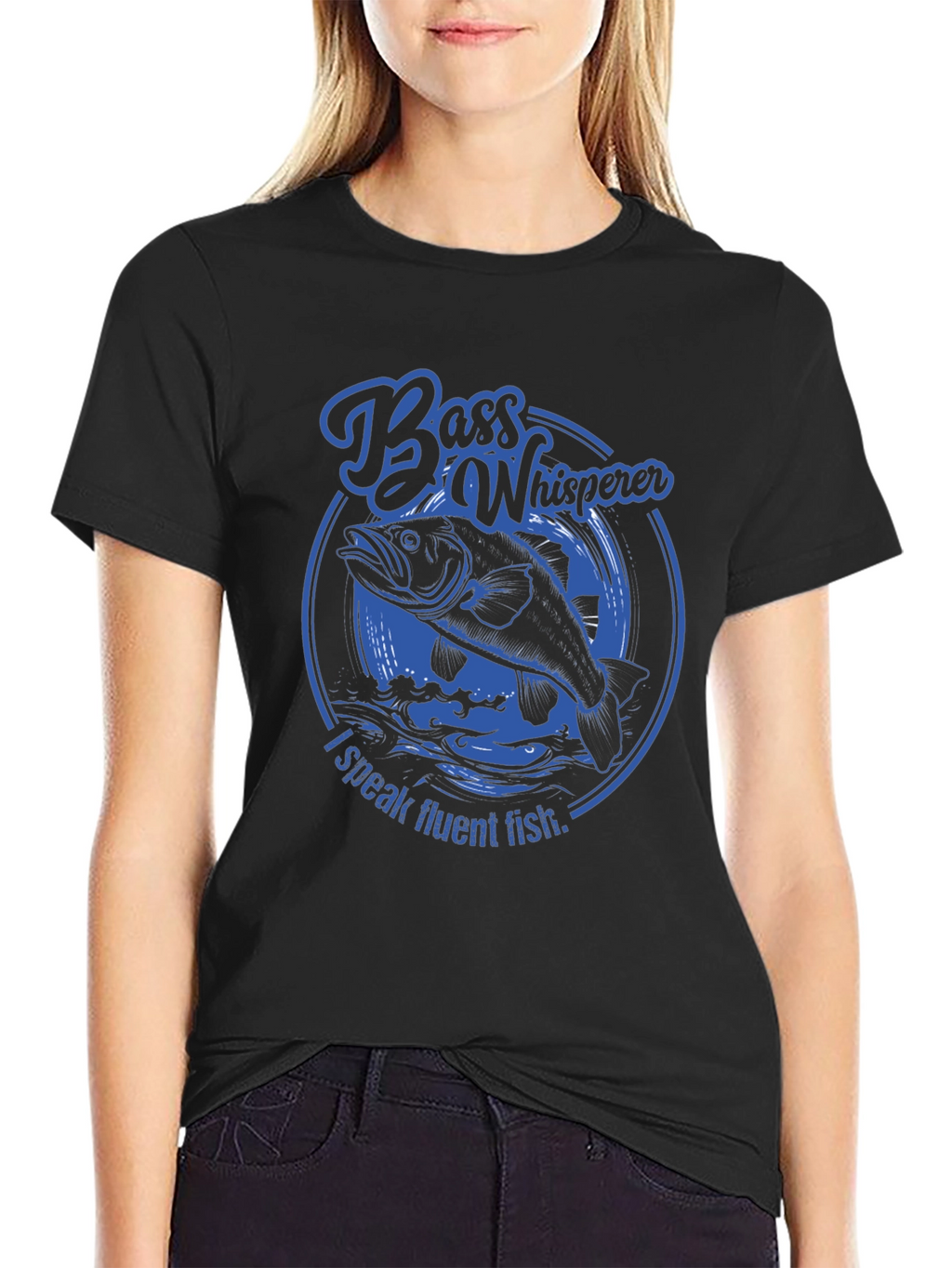 Bass Whisperer Fishing T-Shirt - Speak Fluent Fish!