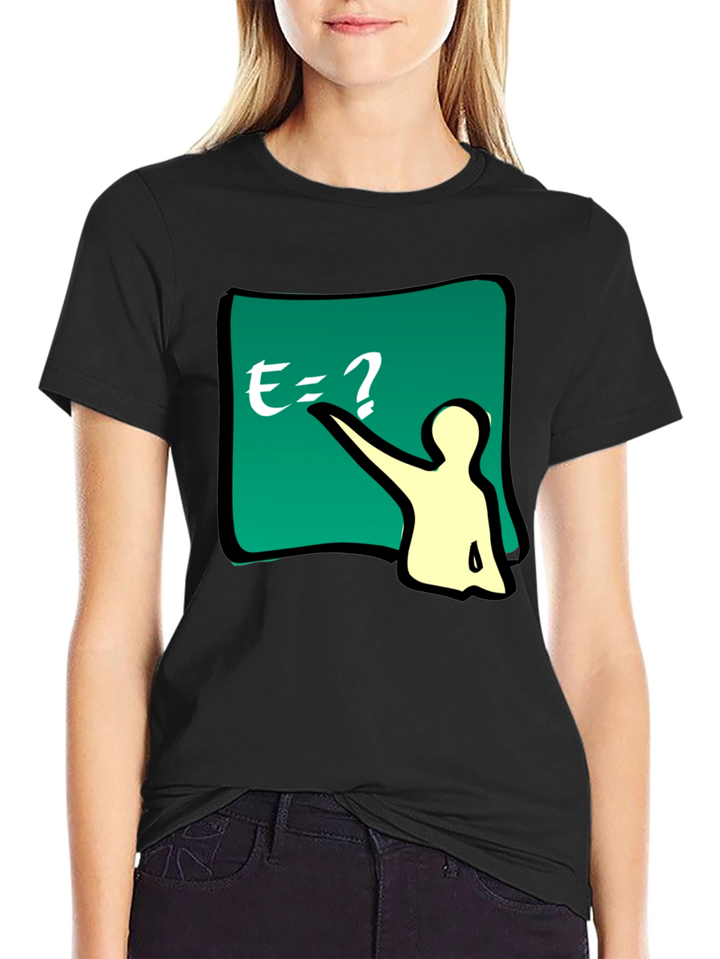 Funny E=? Equation T-Shirt - Smart Casual Wear