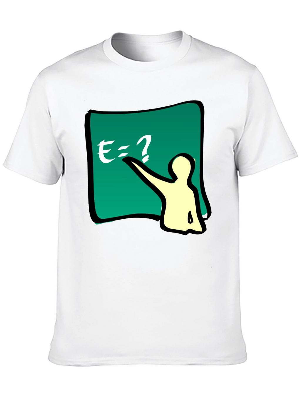 Funny E=? Equation T-Shirt - Smart Casual Wear