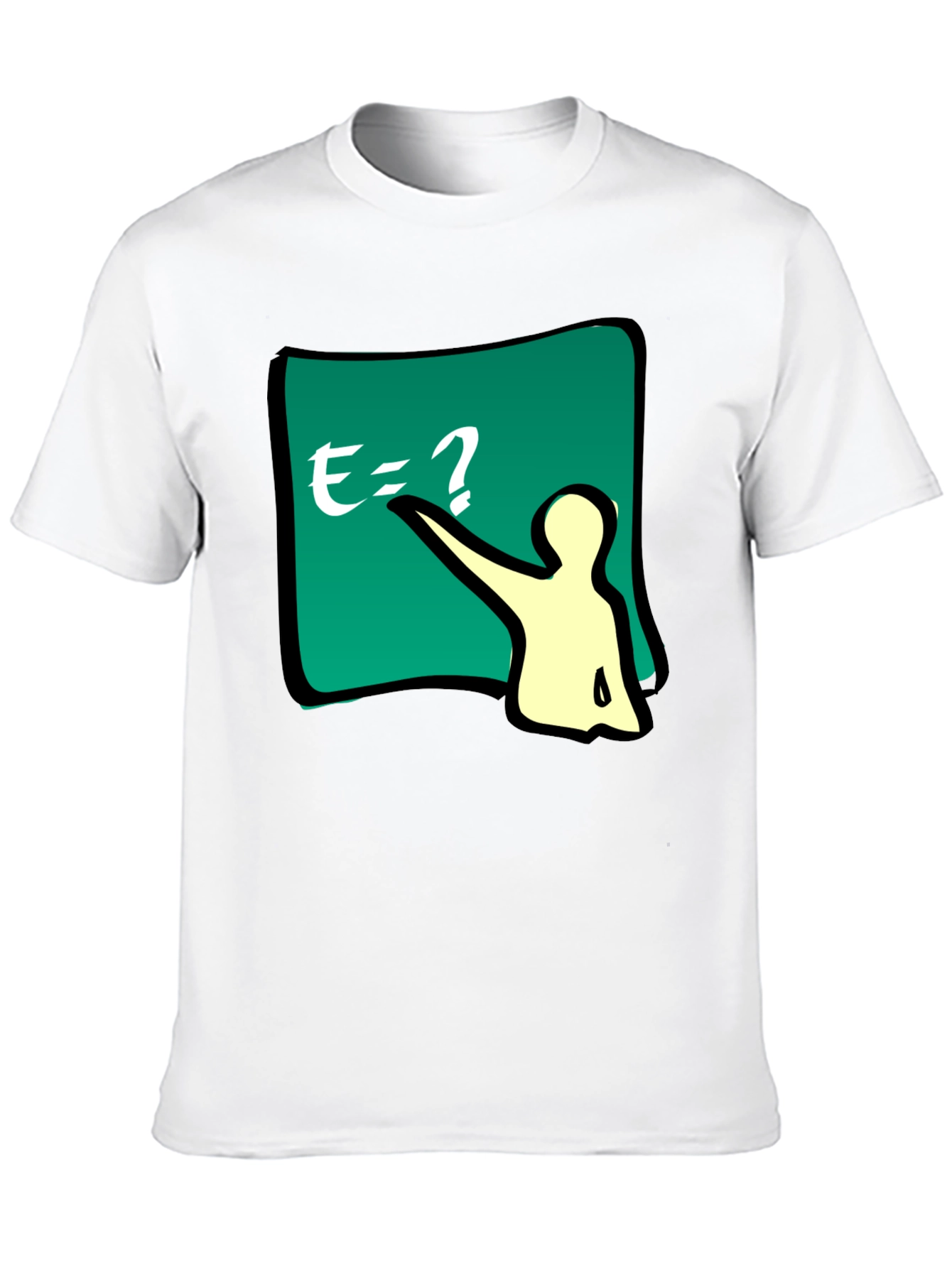 Funny E=? Equation T-Shirt - Smart Casual Wear
