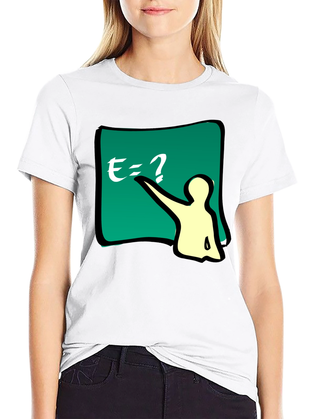 Funny E=? Equation T-Shirt - Smart Casual Wear