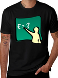 Funny E=? Equation T-Shirt - Smart Casual Wear