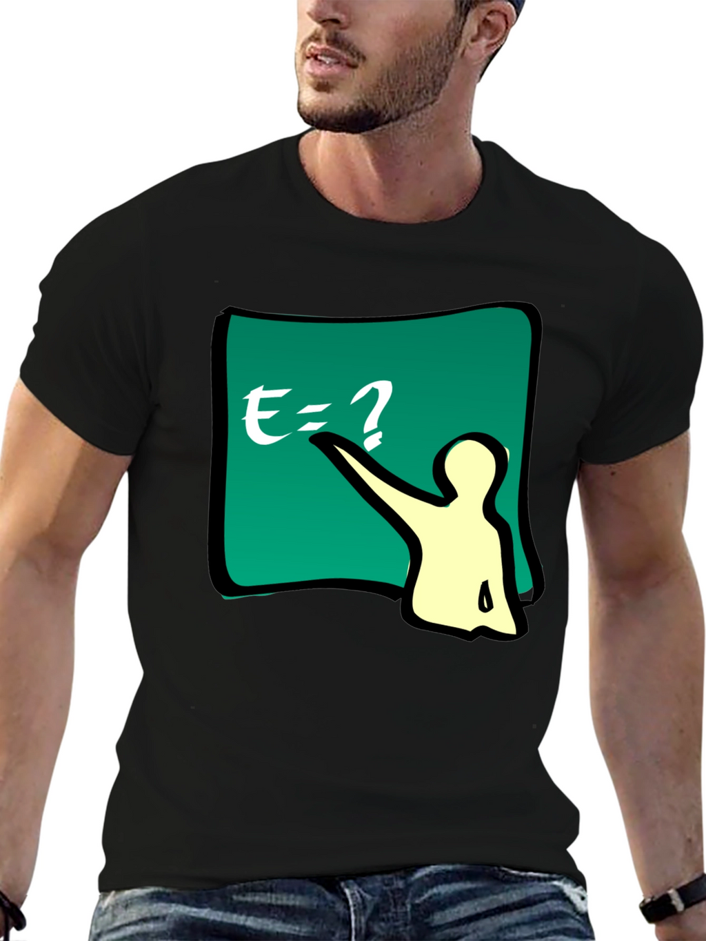 Funny E=? Equation T-Shirt - Smart Casual Wear