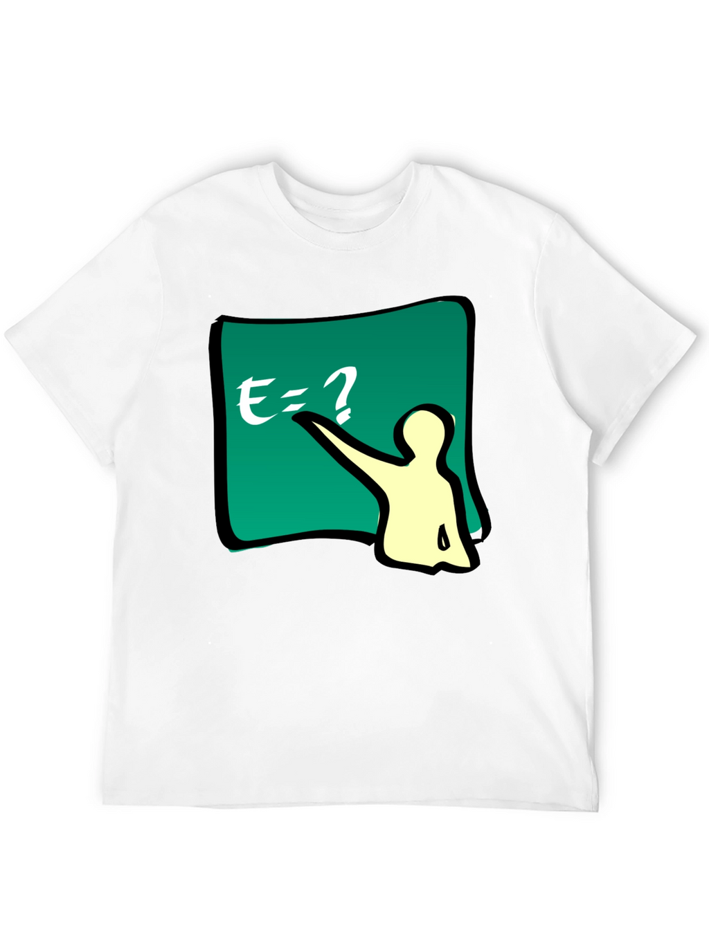 Funny E=? Equation T-Shirt - Smart Casual Wear