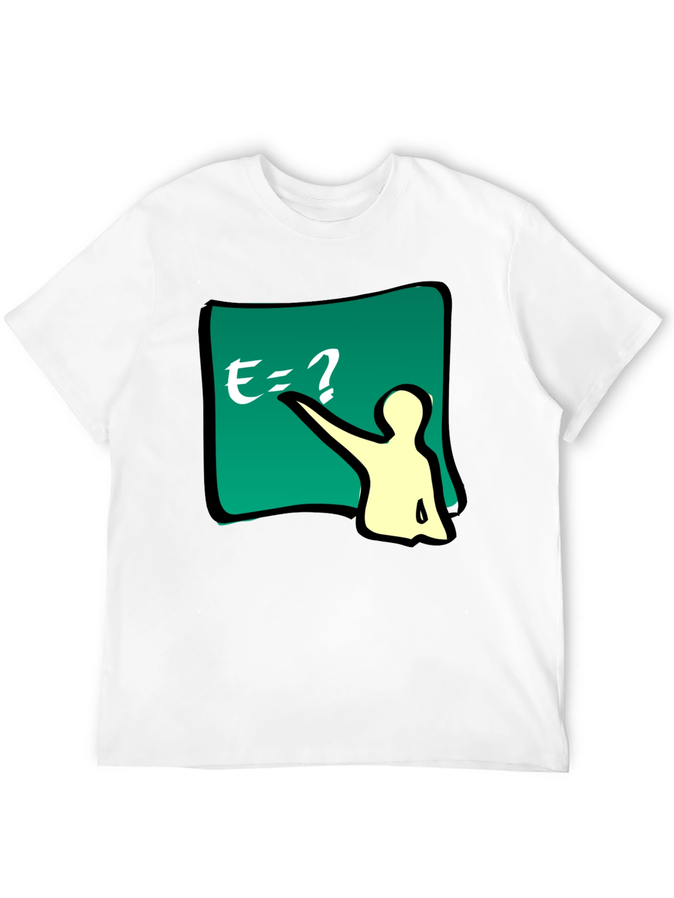 Funny E=? Equation T-Shirt - Smart Casual Wear