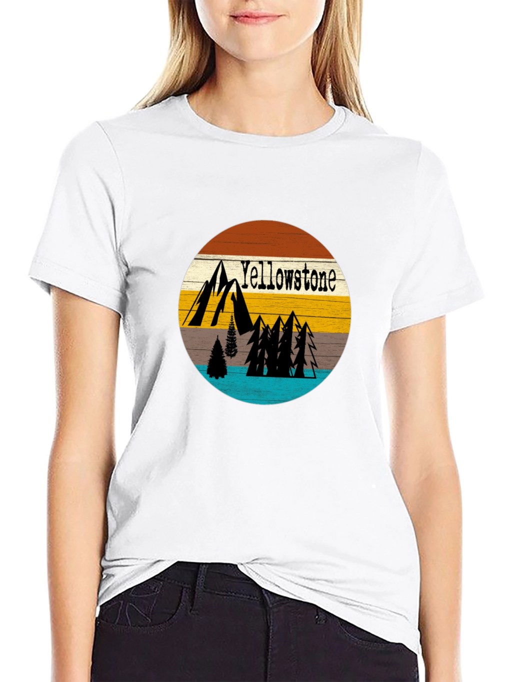 Yellowstone Nature Graphic Tee - Mens