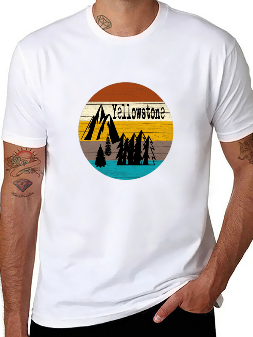 Yellowstone Nature Graphic Tee - Mens