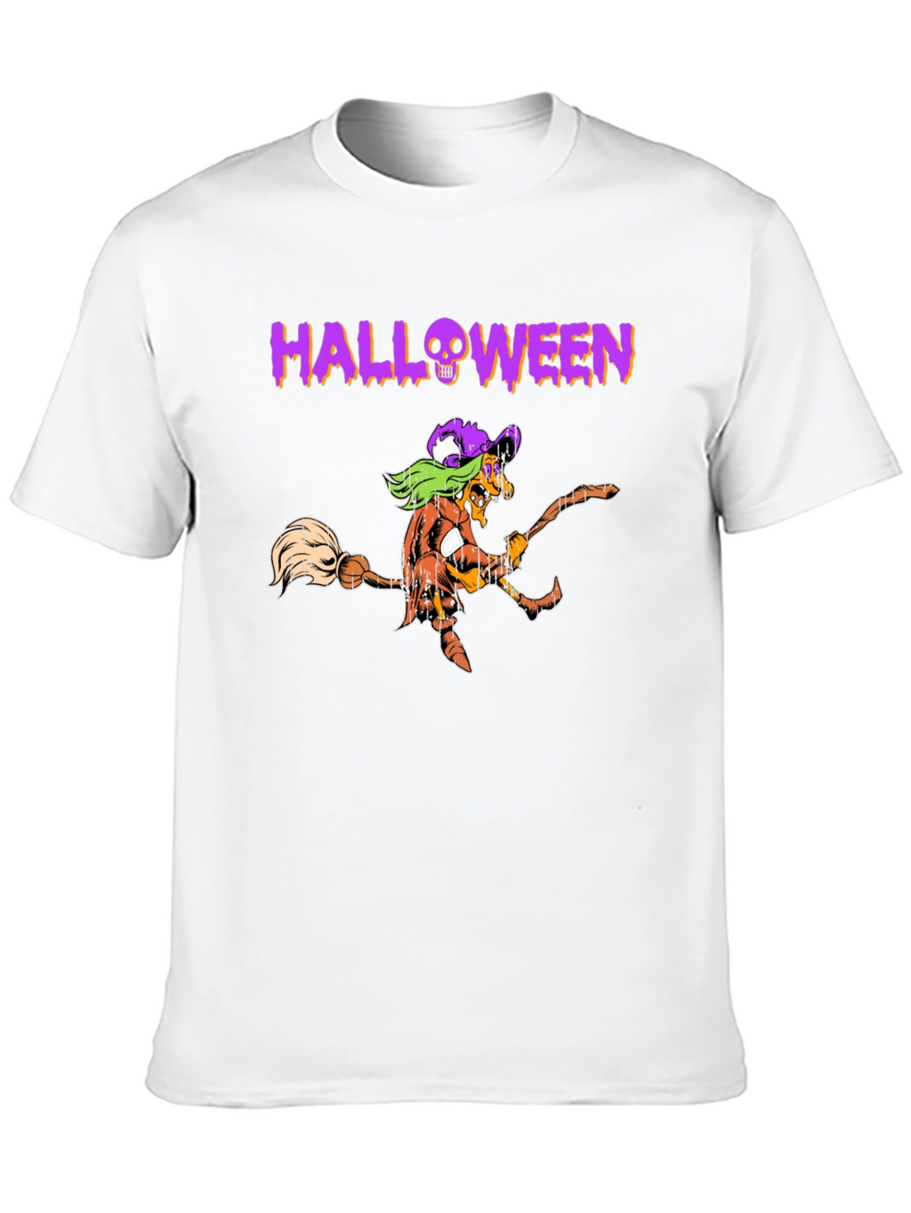 Halloween Pumpkin Witch T-Shirt