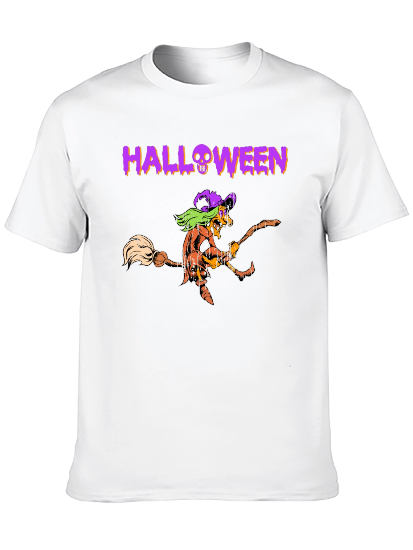 Halloween Pumpkin Witch T-Shirt