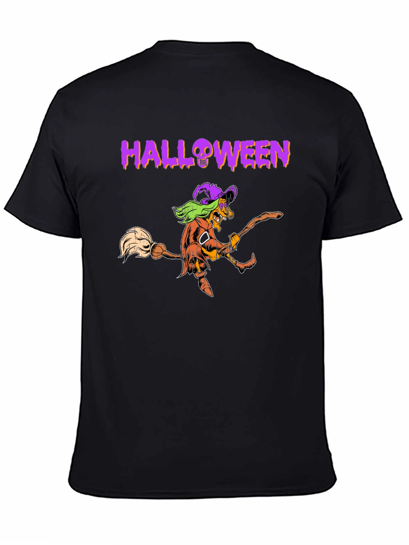 Halloween Pumpkin Witch T-Shirt