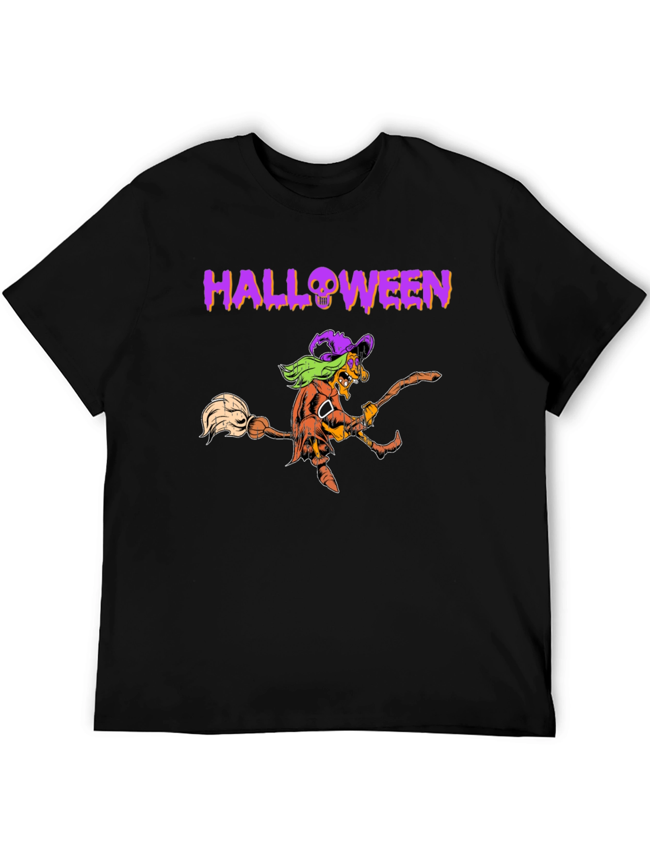 Halloween Pumpkin Witch T-Shirt