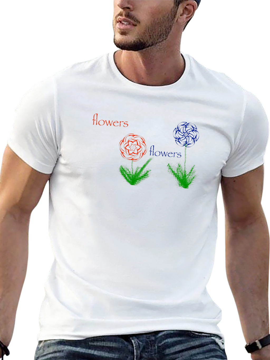 Floral Graphic Print T-Shirt - Stylish Casual Wear