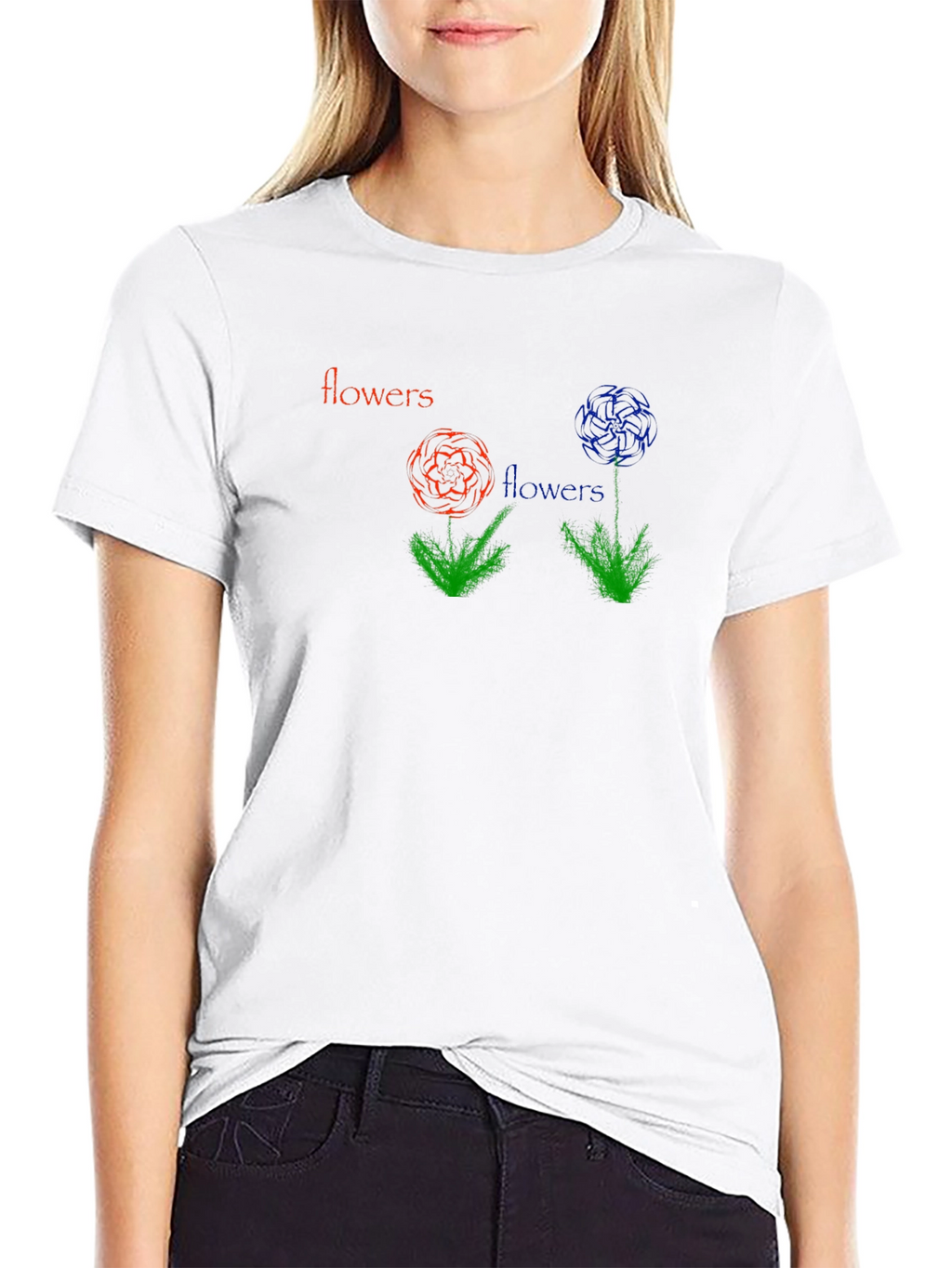 Floral Graphic Print T-Shirt - Stylish Casual Wear