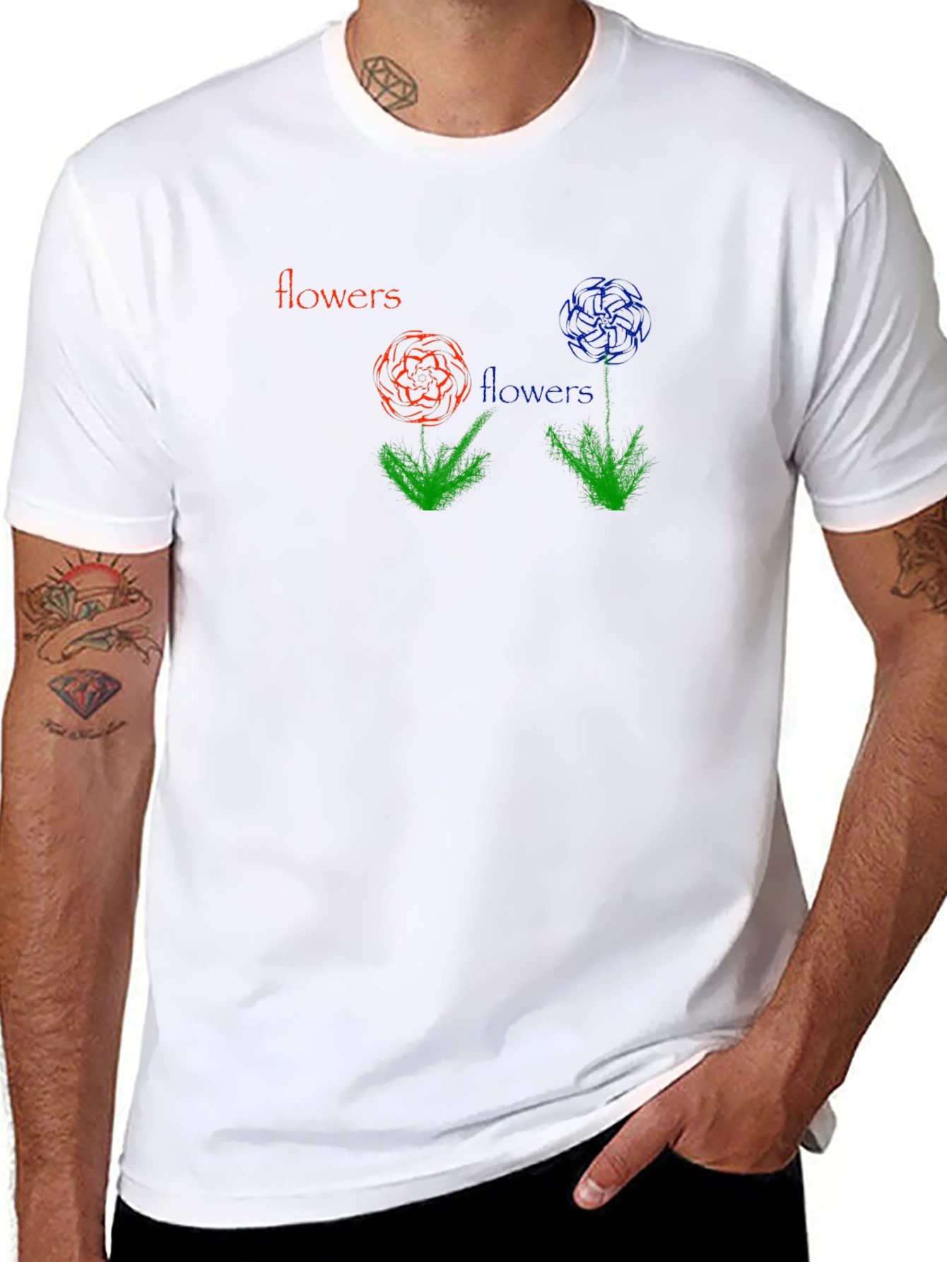Floral Graphic Print T-Shirt - Stylish Casual Wear