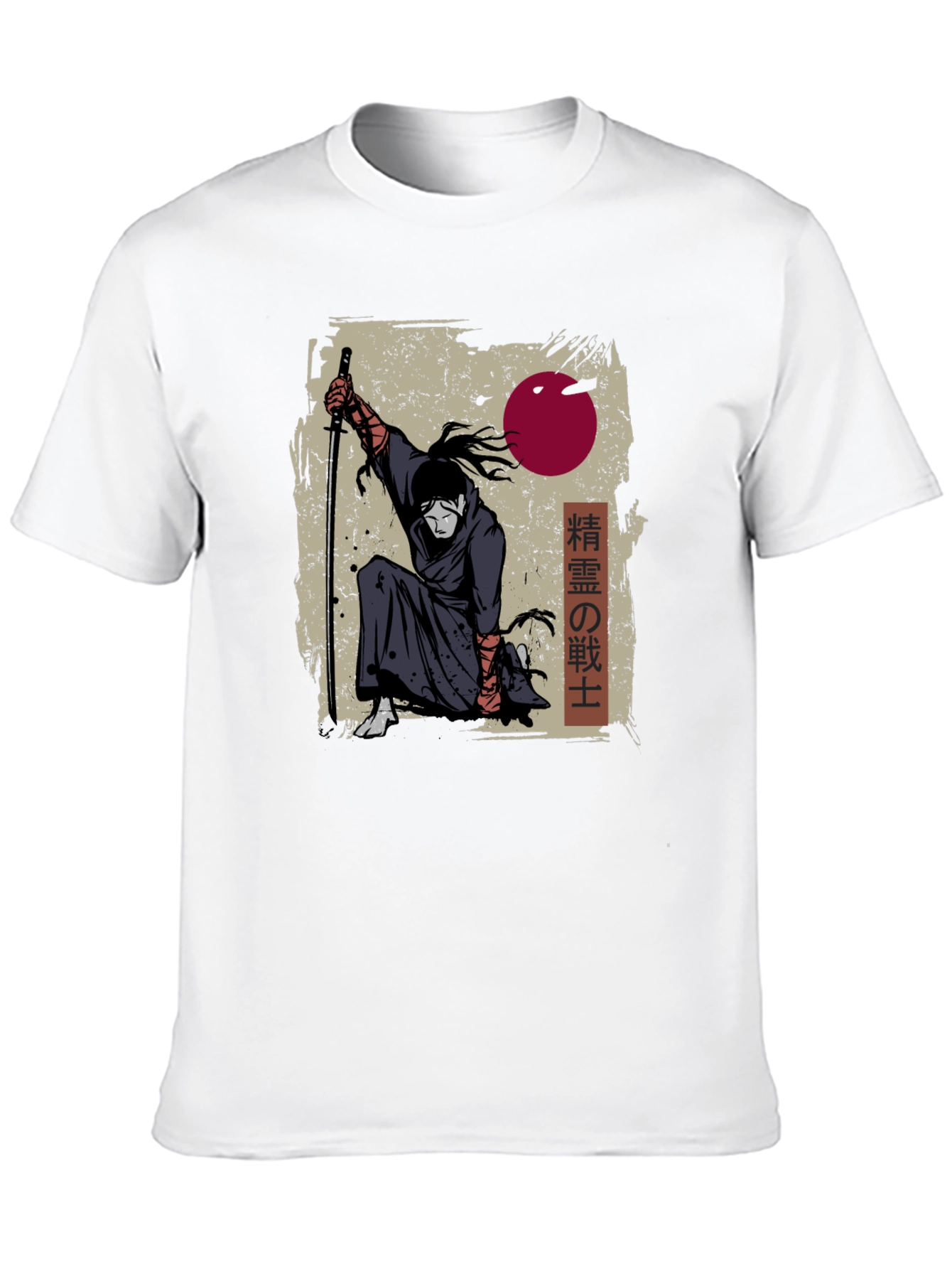 Samurai Warrior Graphic T-Shirt