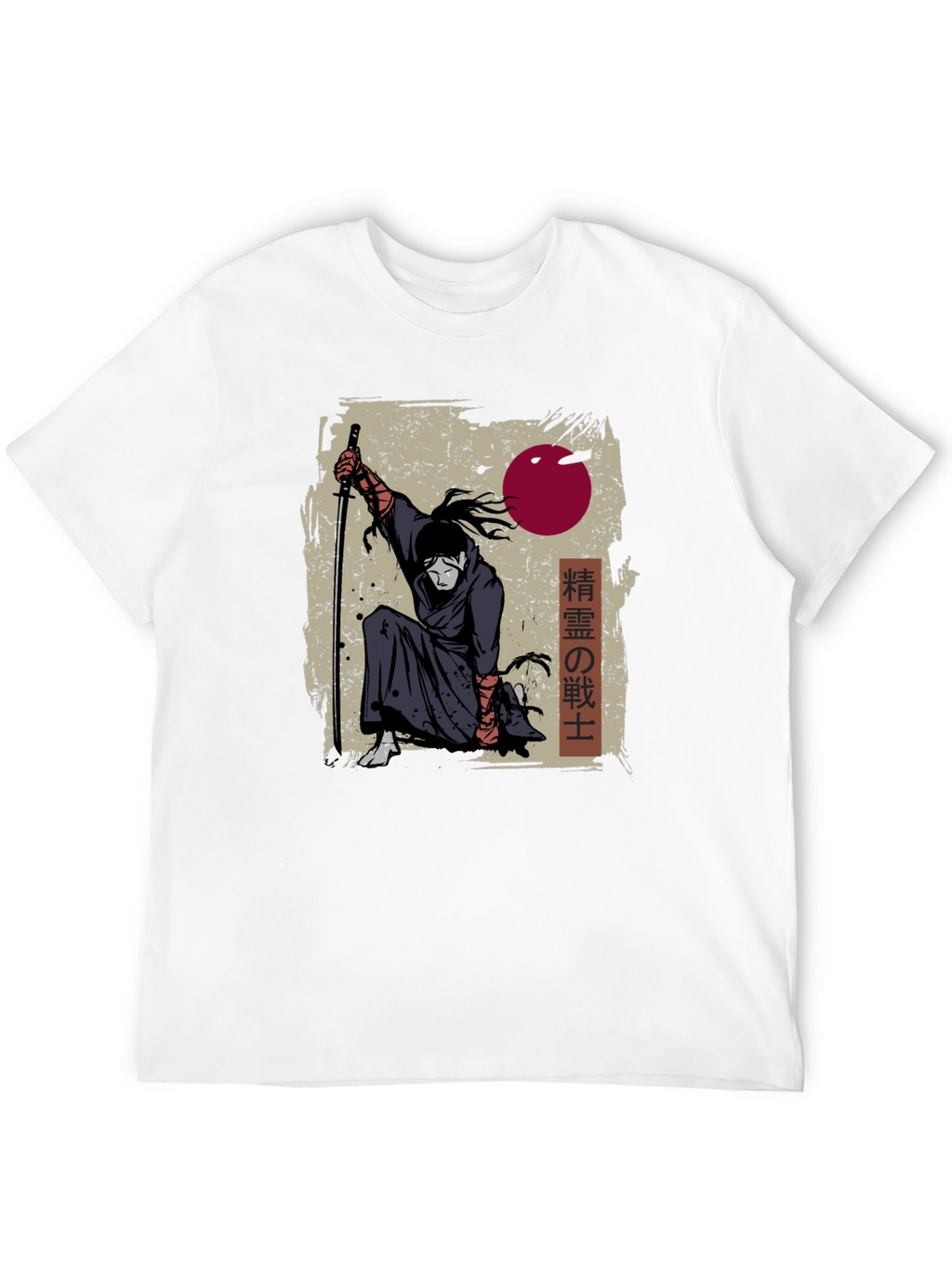 Samurai Warrior Graphic T-Shirt