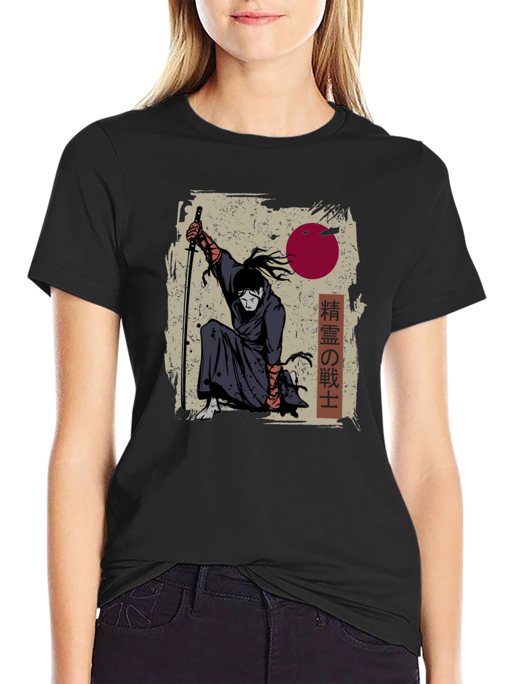Samurai Warrior Graphic T-Shirt