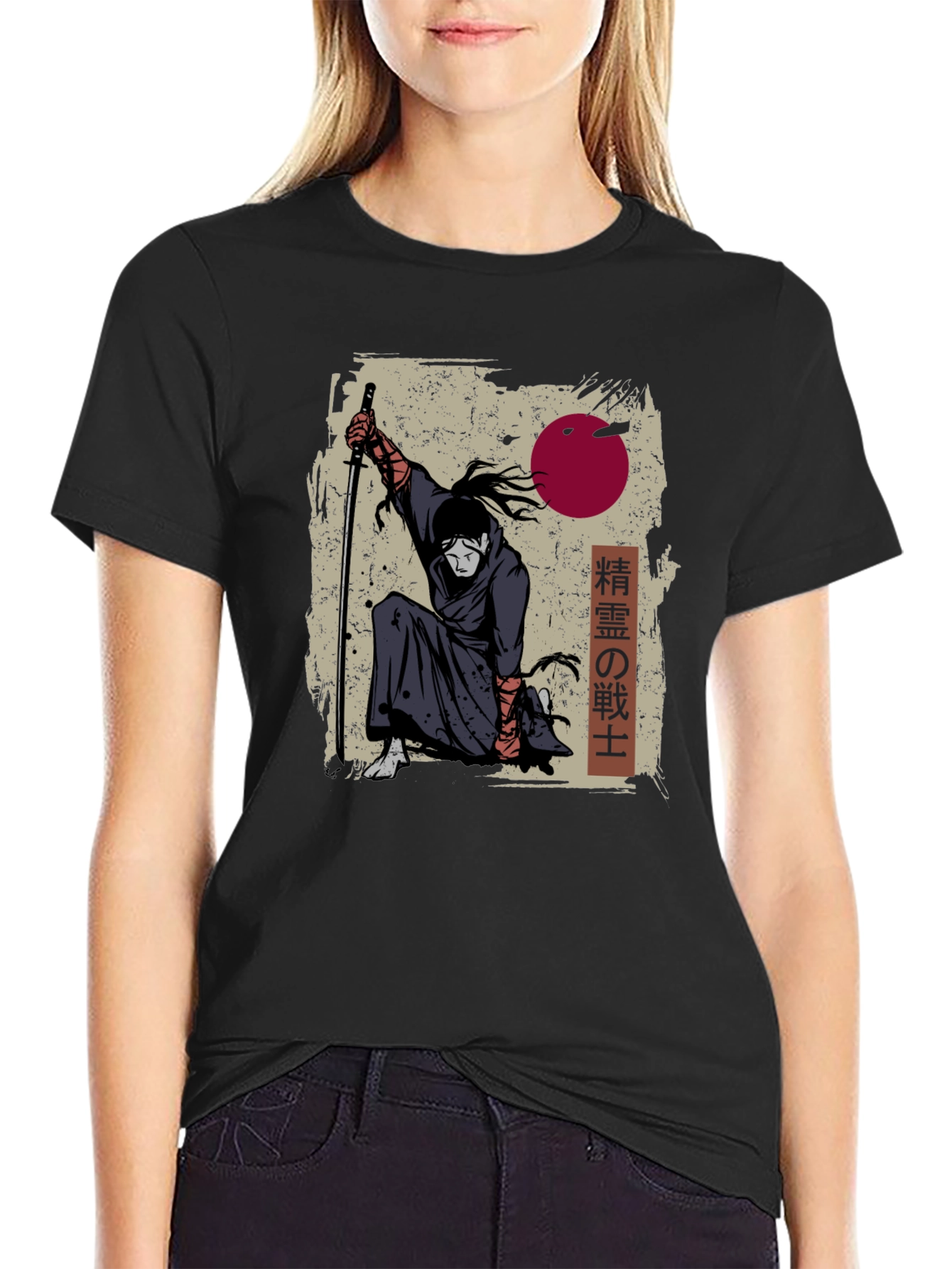 Samurai Warrior Graphic T-Shirt