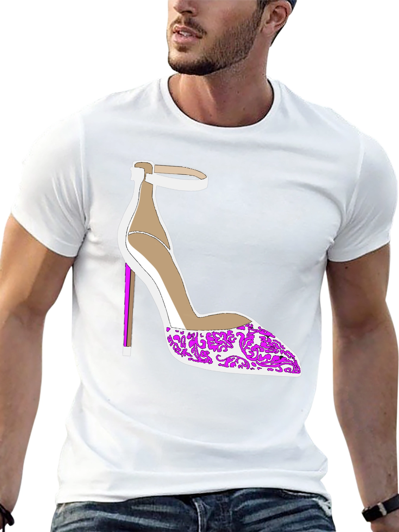 Stiletto Heel Graphic Tee - Fashion Forward Style