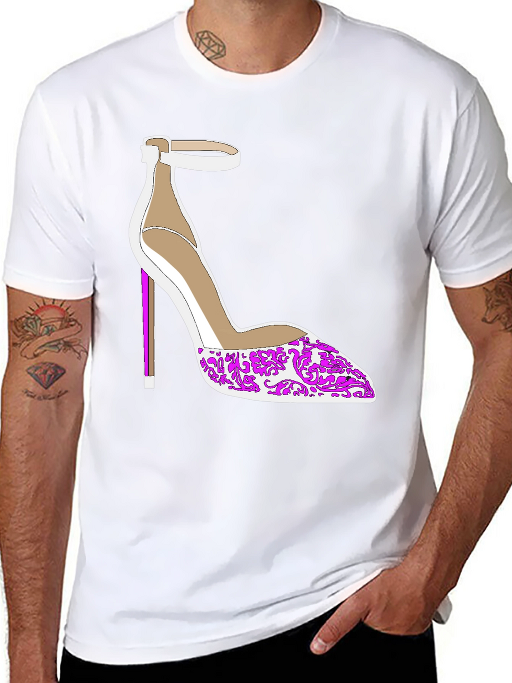 Stiletto Heel Graphic Tee - Fashion Forward Style
