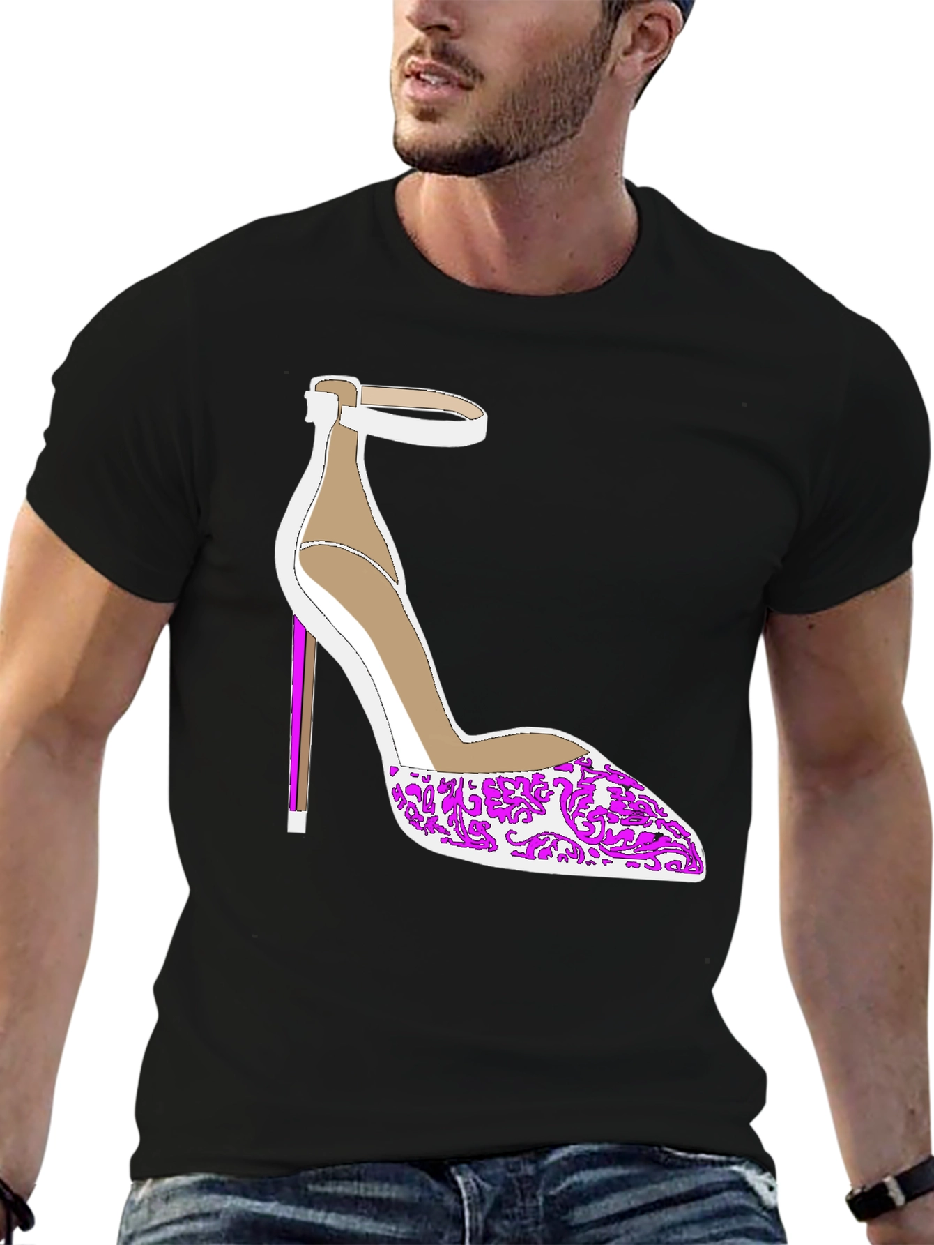 Stiletto Heel Graphic Tee - Fashion Forward Style