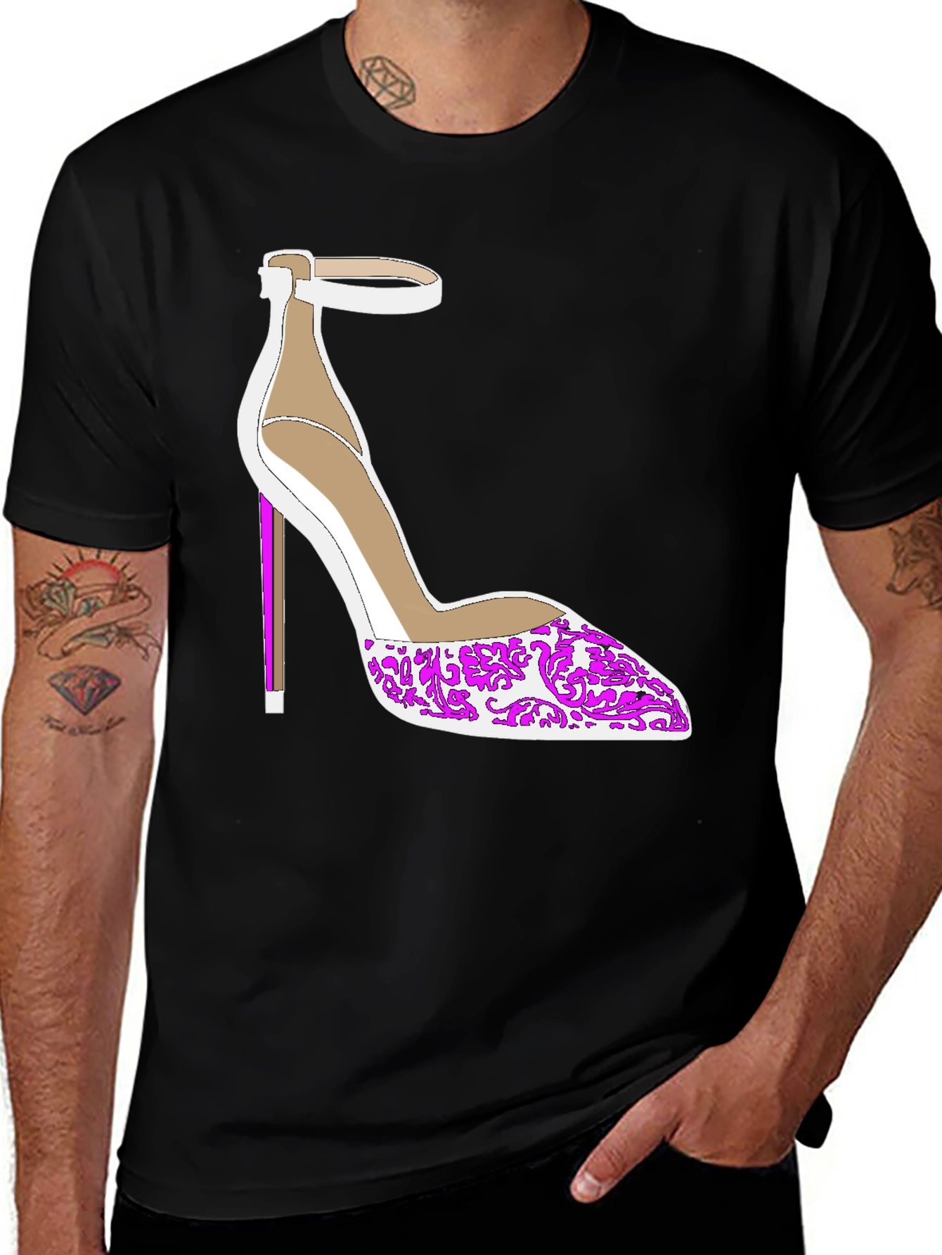 Stiletto Heel Graphic Tee - Fashion Forward Style