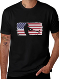 American Baseball Flag Graphic Tee