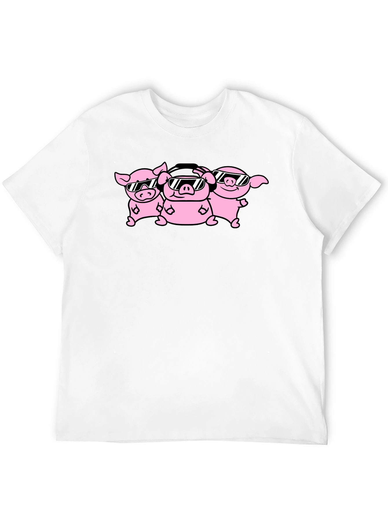 Cool Pig Squad Black T-Shirt