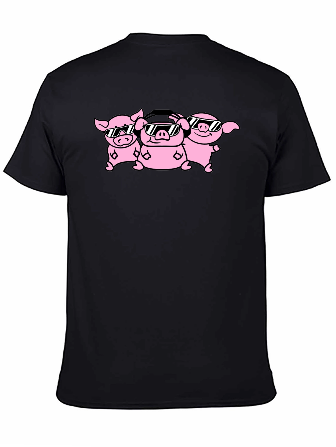Cool Pig Squad Black T-Shirt