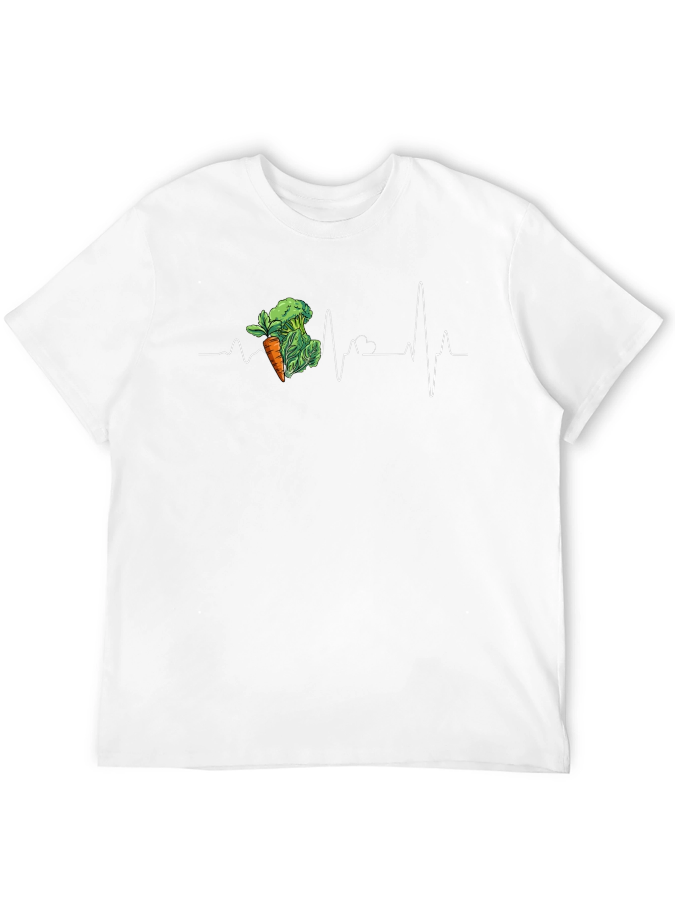 Vegan Heartbeat Graphic Tee - Health & Lifestyle