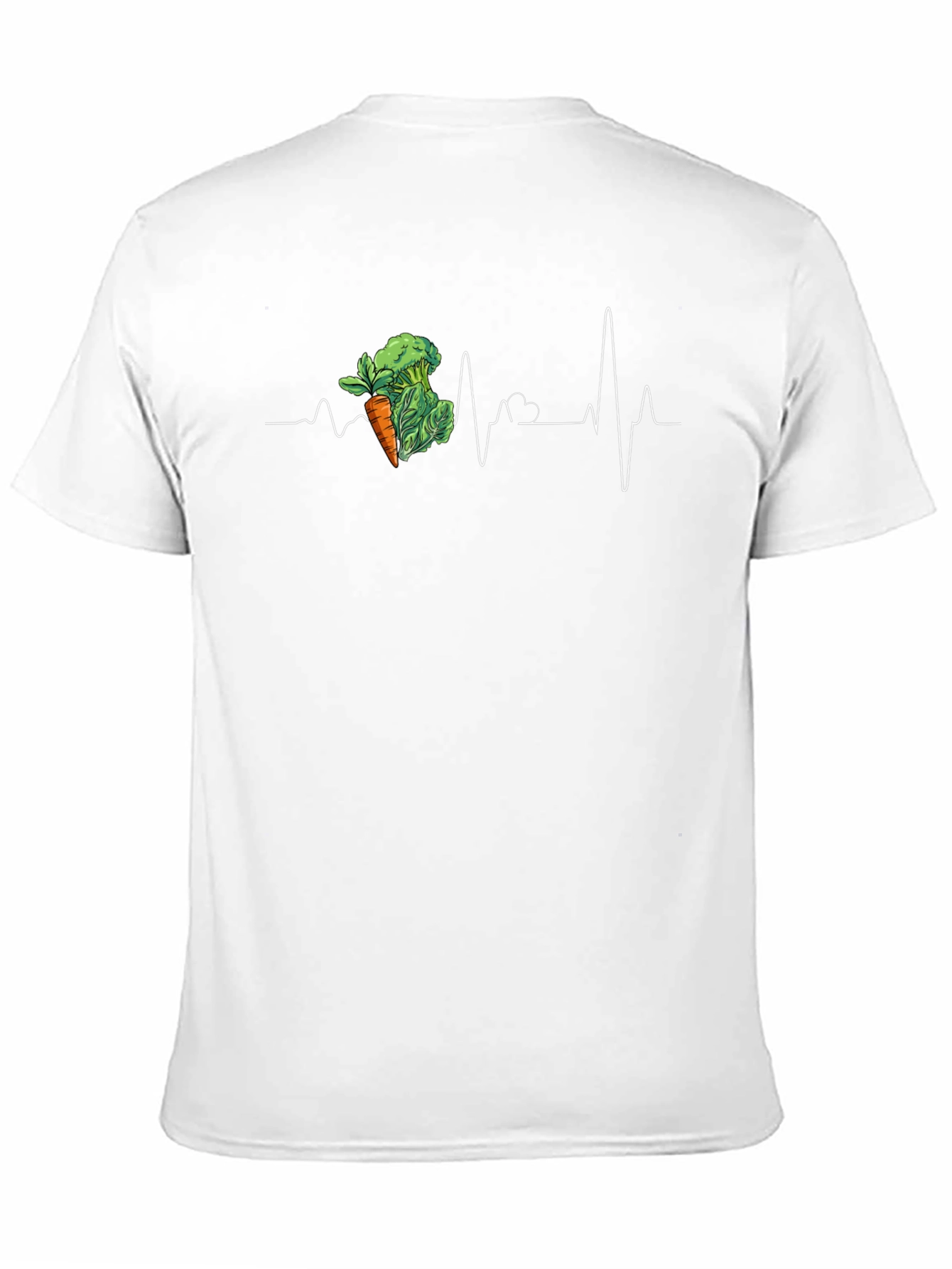 Vegan Heartbeat Graphic Tee - Health & Lifestyle