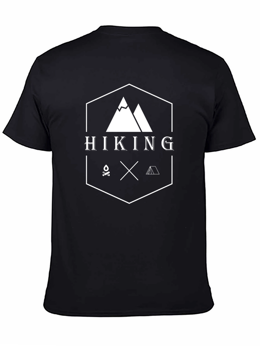Hiking Adventure Graphic Tee - Black