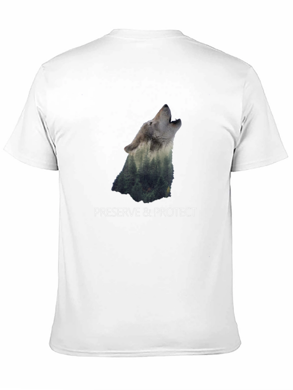 Nature Wolf Graphic Tee - Preserve & Protect