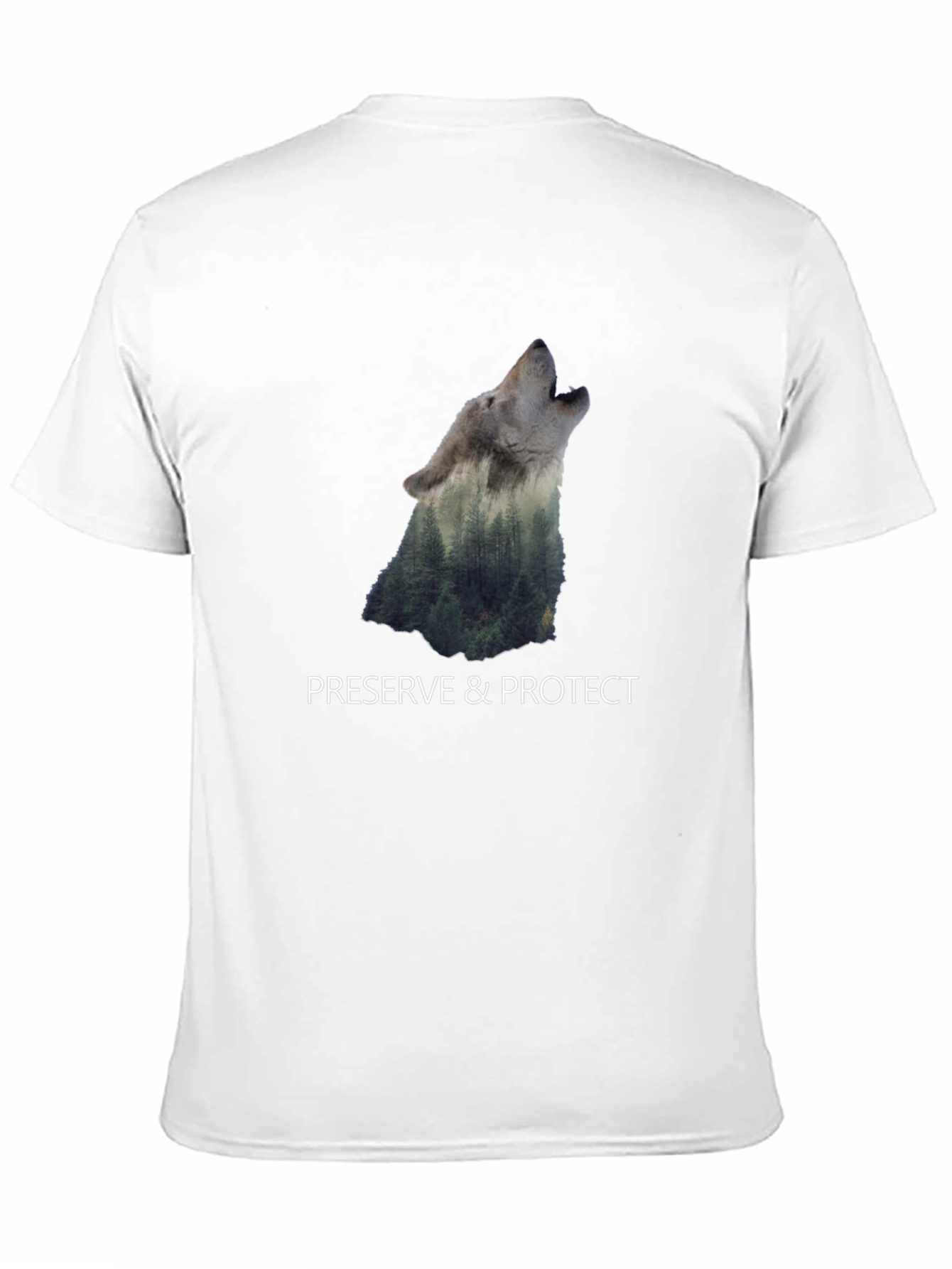 Nature Wolf Graphic Tee - Preserve & Protect