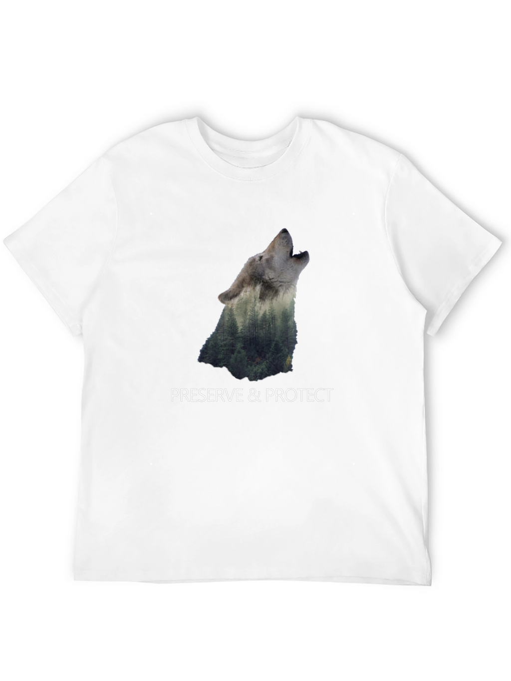 Nature Wolf Graphic Tee - Preserve & Protect