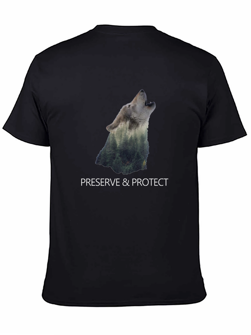 Nature Wolf Graphic Tee - Preserve & Protect