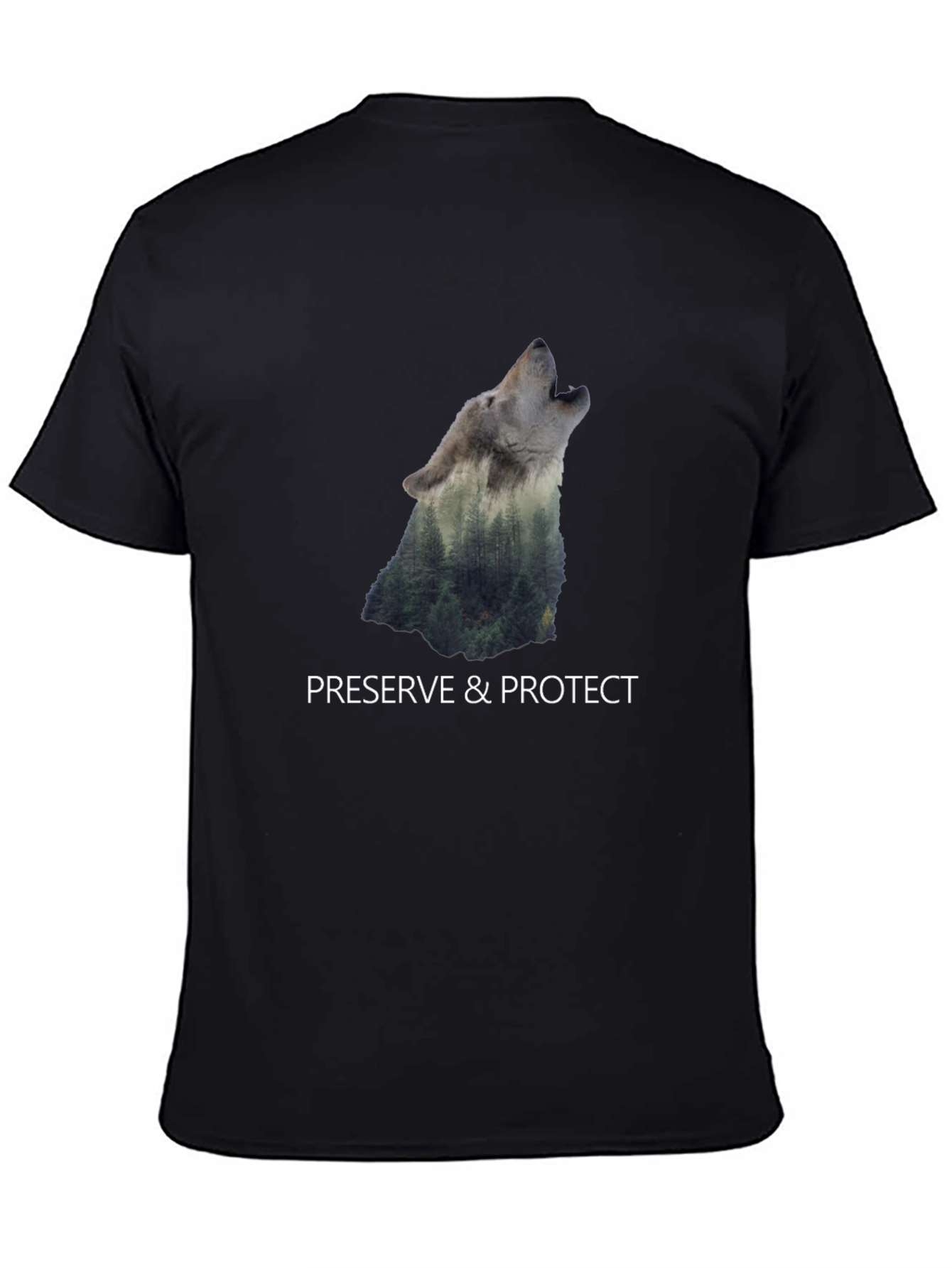 Nature Wolf Graphic Tee - Preserve & Protect