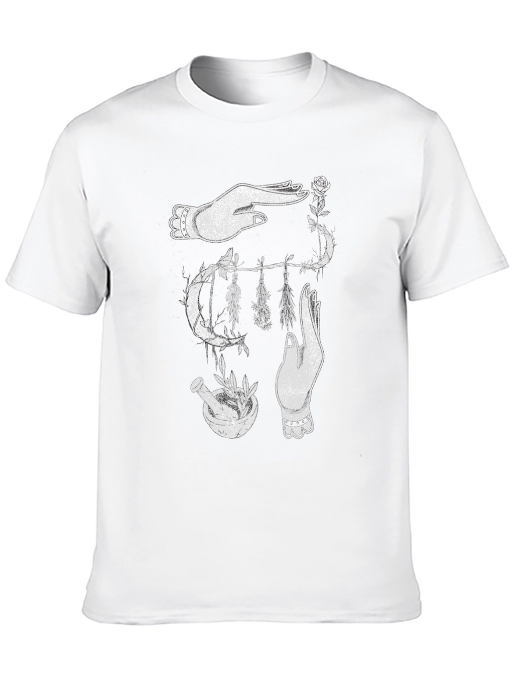 Mystic Hands Graphic T-Shirt - Unisex Black Tee
