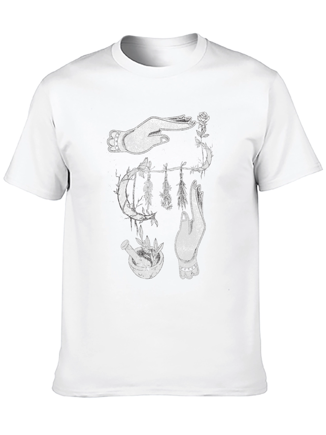 Mystic Hands Graphic T-Shirt - Unisex Black Tee