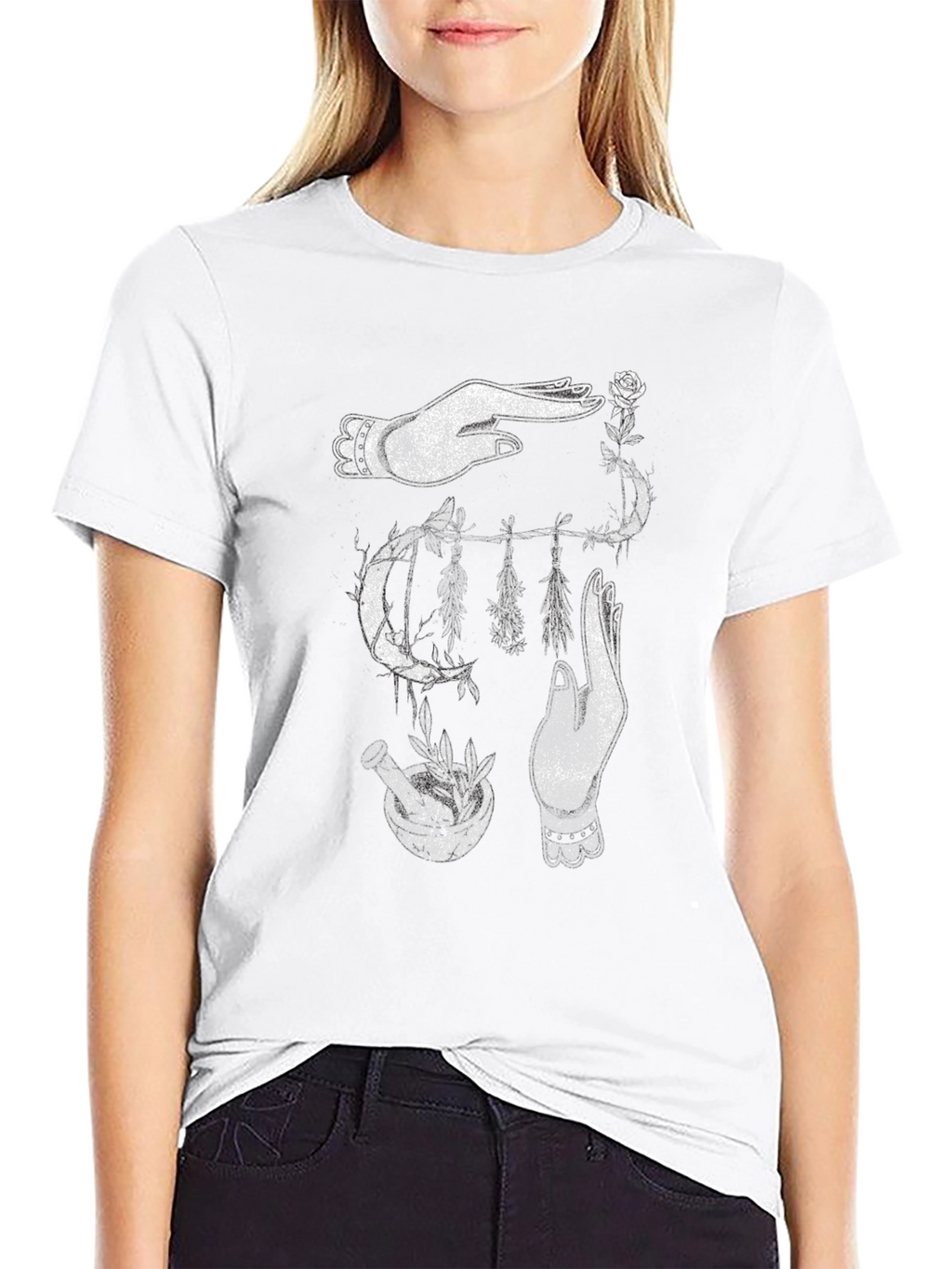 Mystic Hands Graphic T-Shirt - Unisex Black Tee